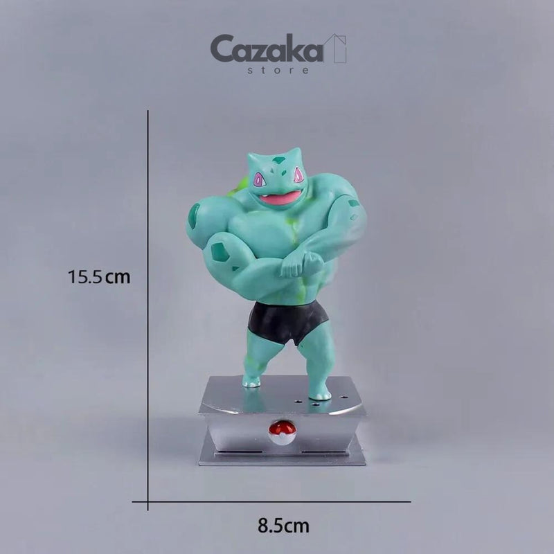 Action Figure: Os Pokemons FAKENATTYS!! Bulbassauro, Charmander, Dugtrio, Gengar, Magikarp,Squirtle, Snorlax™ - CAZAKA STORE