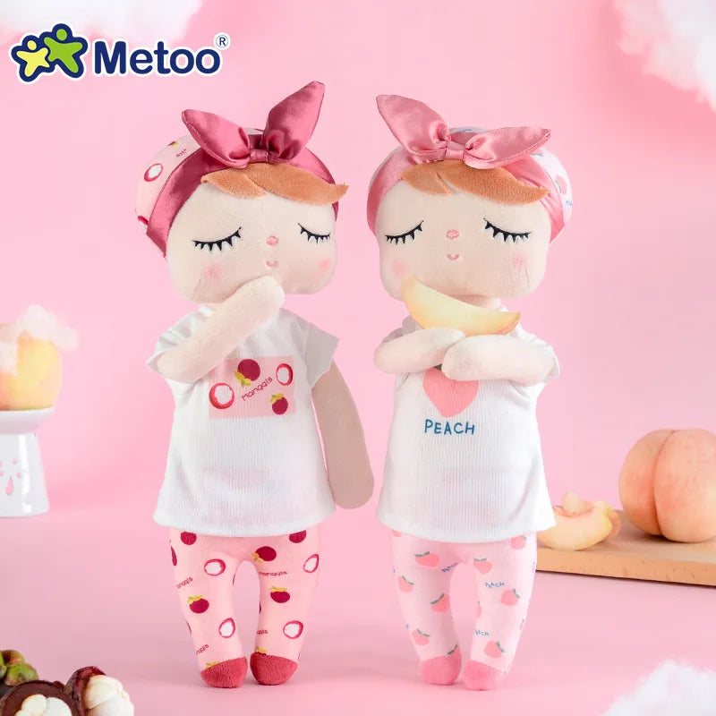 Metoo Fruit Angela Doll para meninas, brinquedos de pelúcia, melancia, fresco, fofo