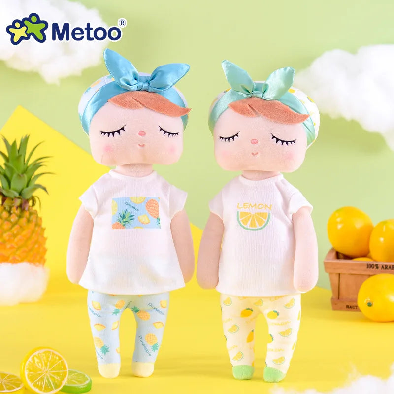 Metoo Fruit Angela Doll para meninas, brinquedos de pelúcia, melancia, fresco, fofo